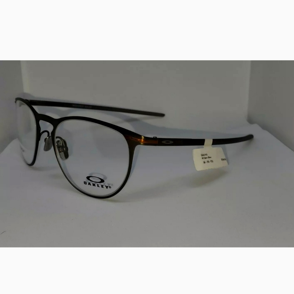 New OAKLEY Titanium Eyeglasses MONEY CLIP OX 5145-0450 50-20 Satin Olive Frames